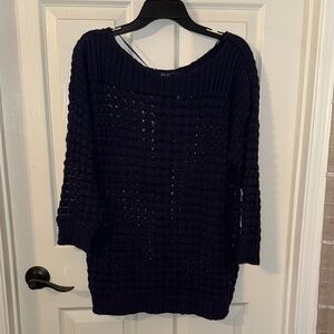 Apt. 9 Women's Deep Blue Knit Sweater